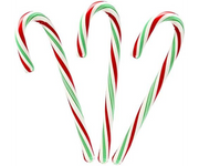 12-Pack Assorted Christmas Candy Canes: Festive Tree Decor & Sweet Treats