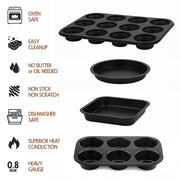 Essentials of Baking: The Ultimate 5-Piece Bakeware Set