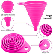 Efficient Silicone Oil Funnel for Easy Pouring