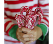 12-Pack Assorted Christmas Candy Canes: Festive Tree Decor & Sweet Treats