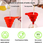 Efficient Silicone Oil Funnel for Easy Pouring